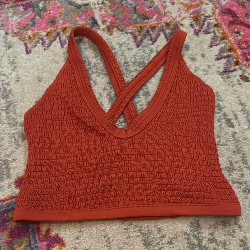 Free People Movement Smocked Sportsbra